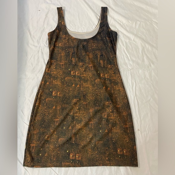 GUSTAV KLIMT DESIGN MINI DRESS - Picture 4 of 4